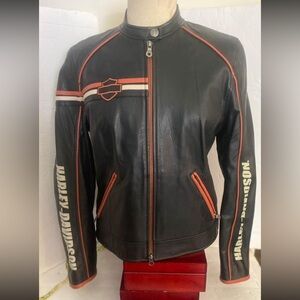 Harley Davidson Ladies Large Leather Jacket